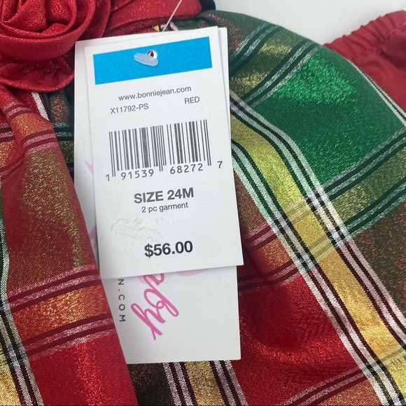 Bonnie Jean Baby Girls Holiday Dress Size 24M New - Picture 12 of 12